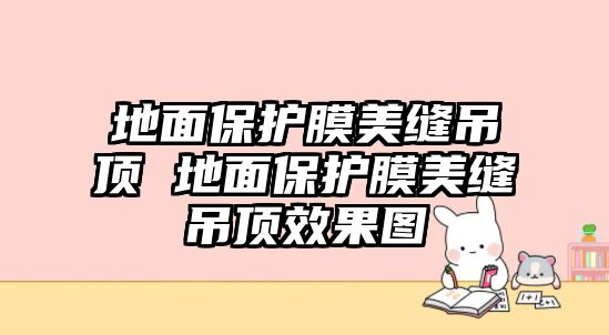 地面保護膜美縫吊頂 地面保護膜美縫吊頂效果圖