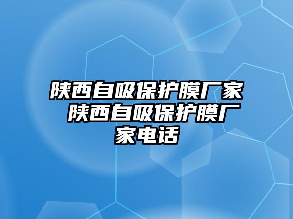 陜西自吸保護膜廠家 陜西自吸保護膜廠家電話