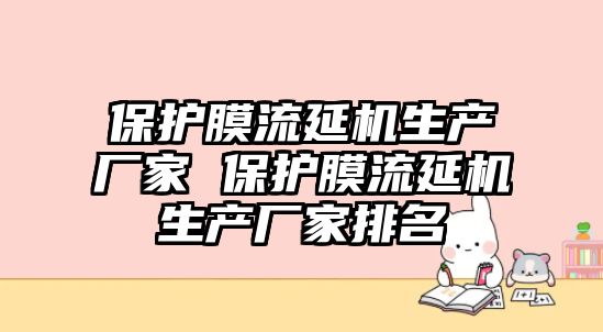 保護(hù)膜流延機(jī)生產(chǎn)廠家 保護(hù)膜流延機(jī)生產(chǎn)廠家排名