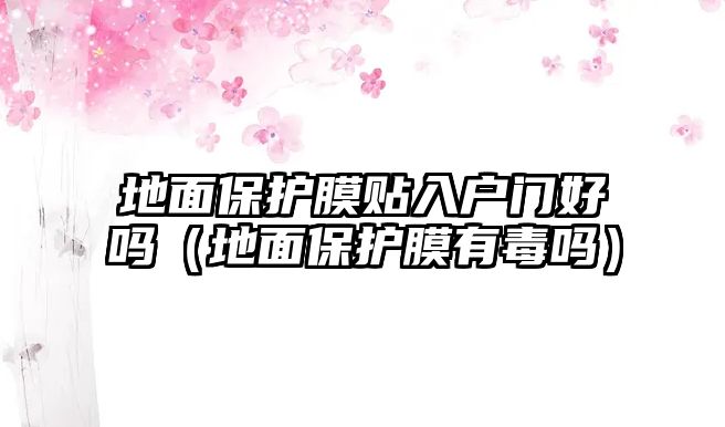 地面保護(hù)膜貼入戶(hù)門(mén)好嗎（地面保護(hù)膜有毒嗎）